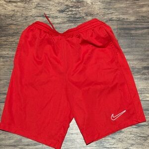 Boys Size Large Nike Red Athletic Shorts Lightweight Moisture-Wicking